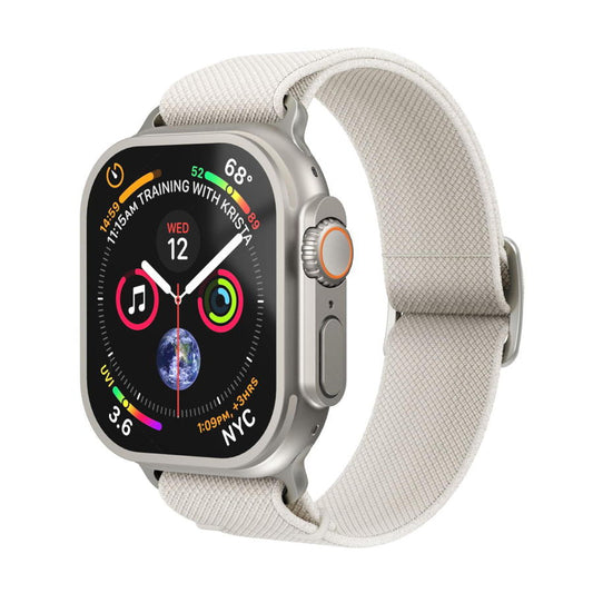 VONMAEHLEN - CLASSIC NYLON APPLE WATCH 44-49MM (CREAM)