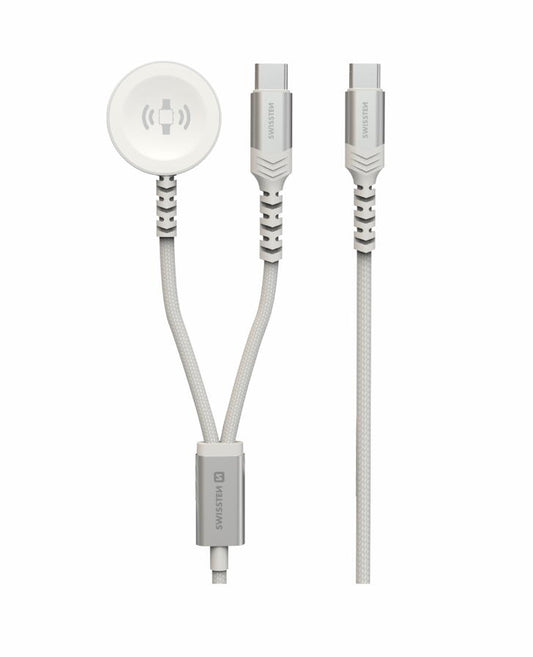 SWISSTEN - 2IN1 CHARGER CABLE (APPLE WATCH+USB-C) USB-C