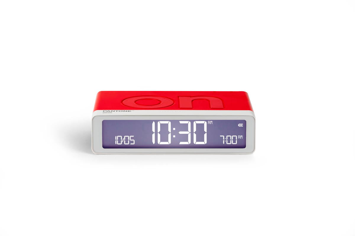 LEXON - DESPERTADOR FLIP CLASSIC (PANTONE RED)