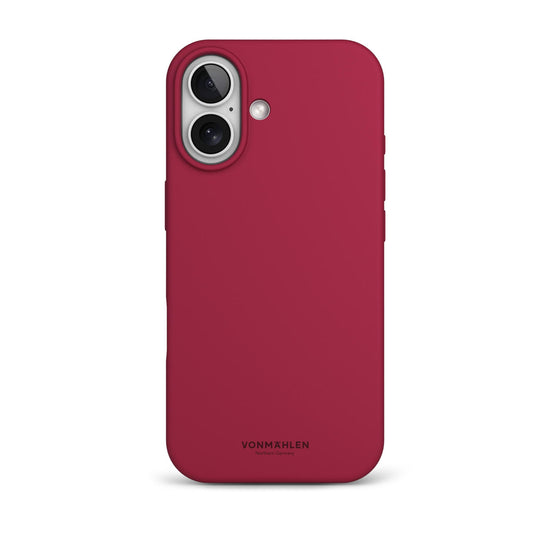 VONMAEHLEN - MAGSAFE SILICONE IPHONE 17 (DARK RED)
