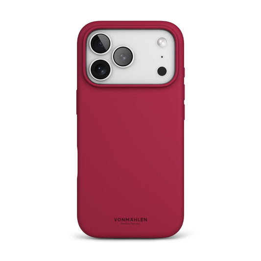 VONMAEHLEN - MAGSAFE SILICONE IPHONE 17 PRO (DARK RED)