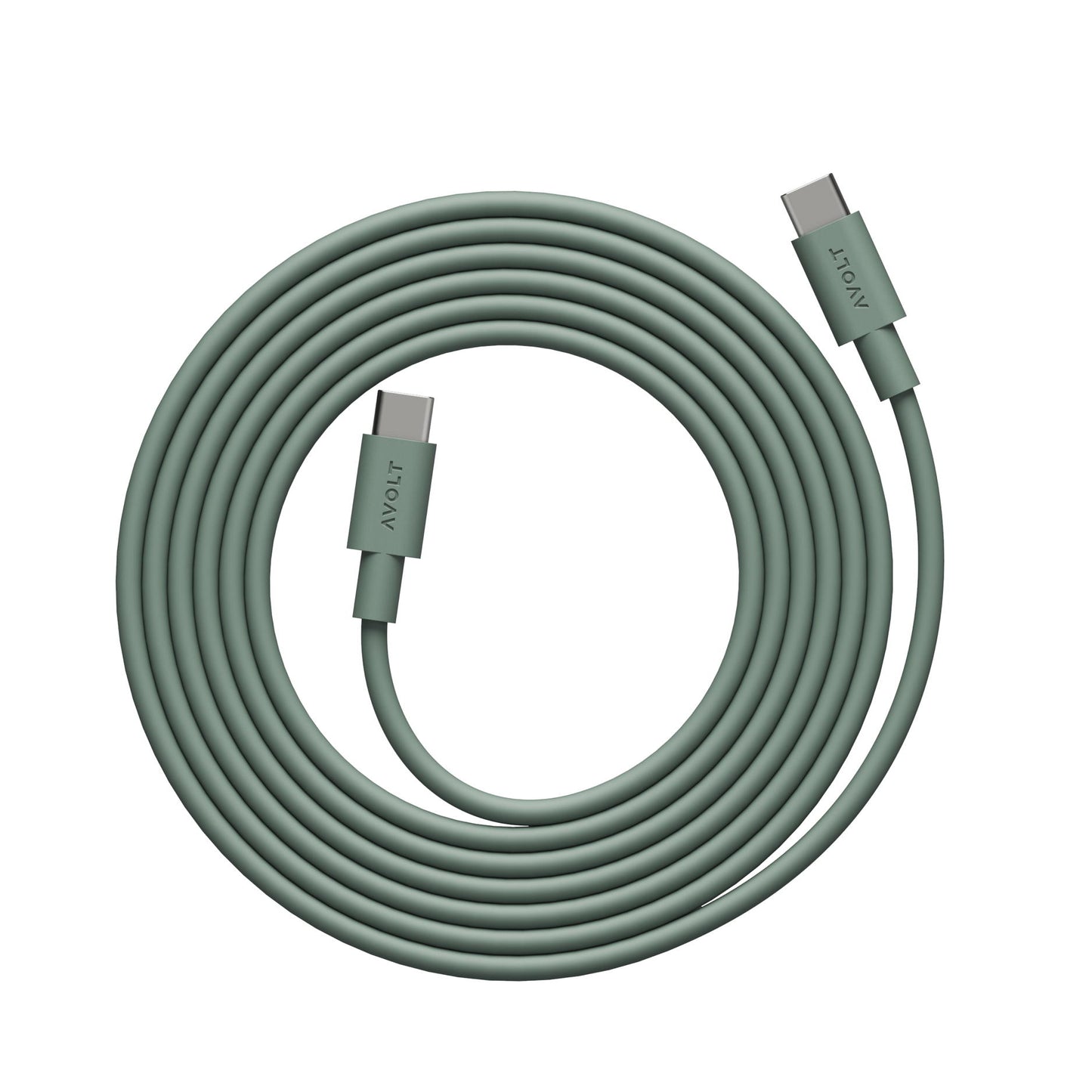 AVOLT - CABO USB-C - USB-C 2M (OAK GREEN)
