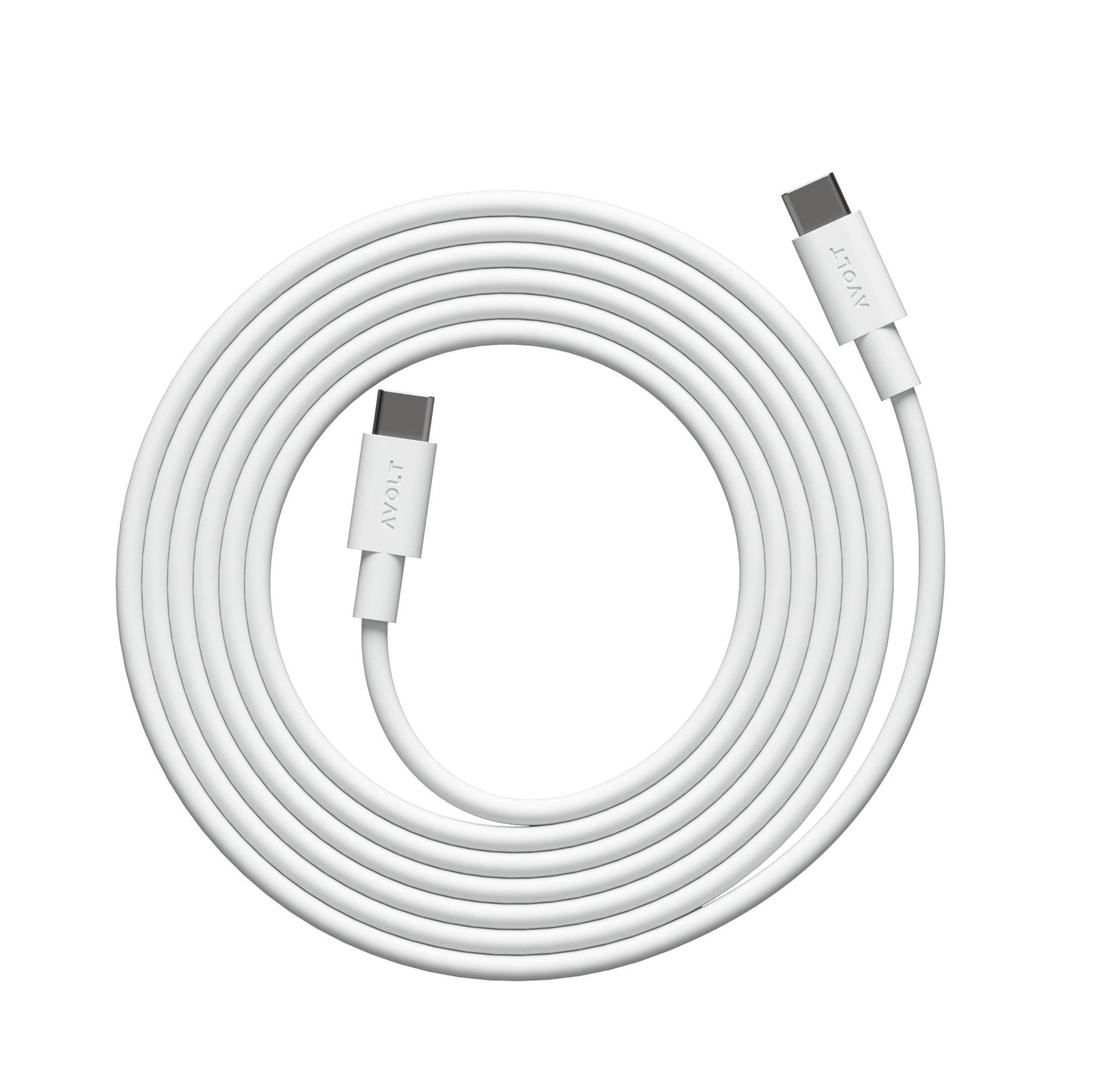 AVOLT - CABO USB-C - USB-C 2M (OPAL WHITE)