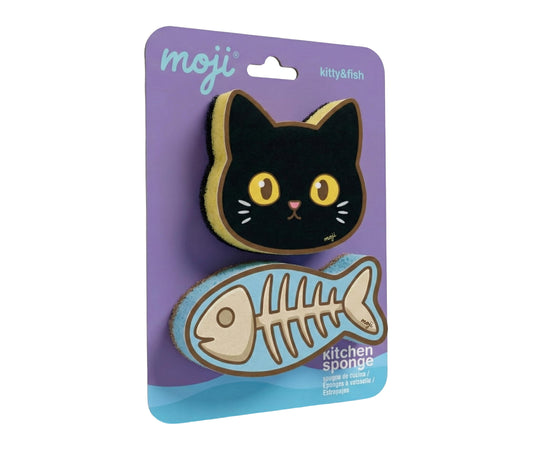 MOJIPOWER - ESPONJA COZINHA (KITTY & FISH)