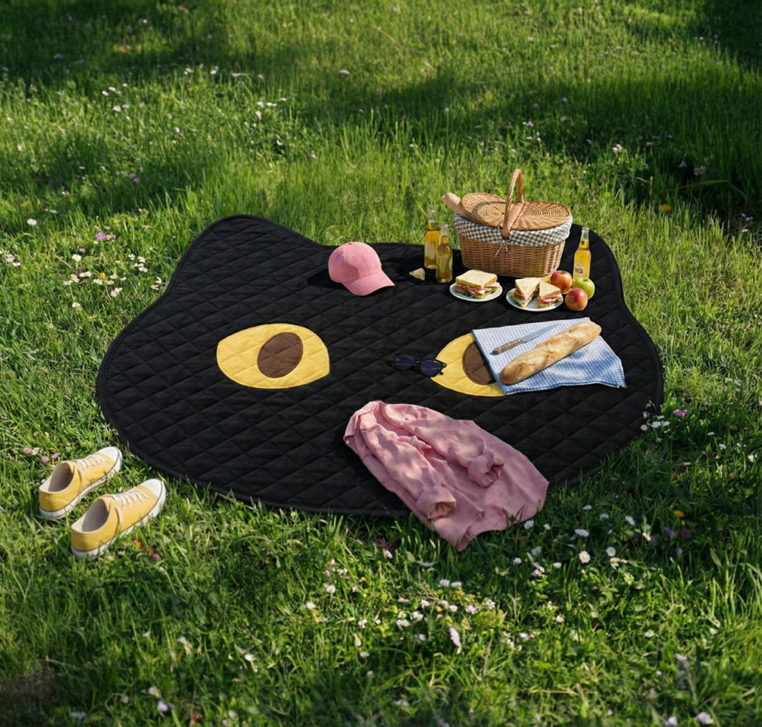 MOJIPOWER - TAPETE PICNIC (MIDNIGHT KITTY)