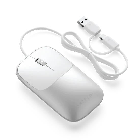 SATECHI - RATO SLIM LX WIRED MOUSE (SILVER)