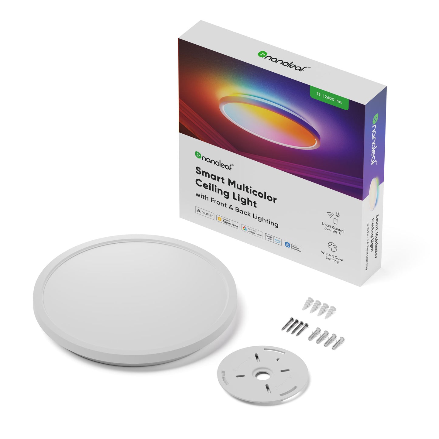 NANOLEAF - SMART MULTICOLOR CEILING LIGHT