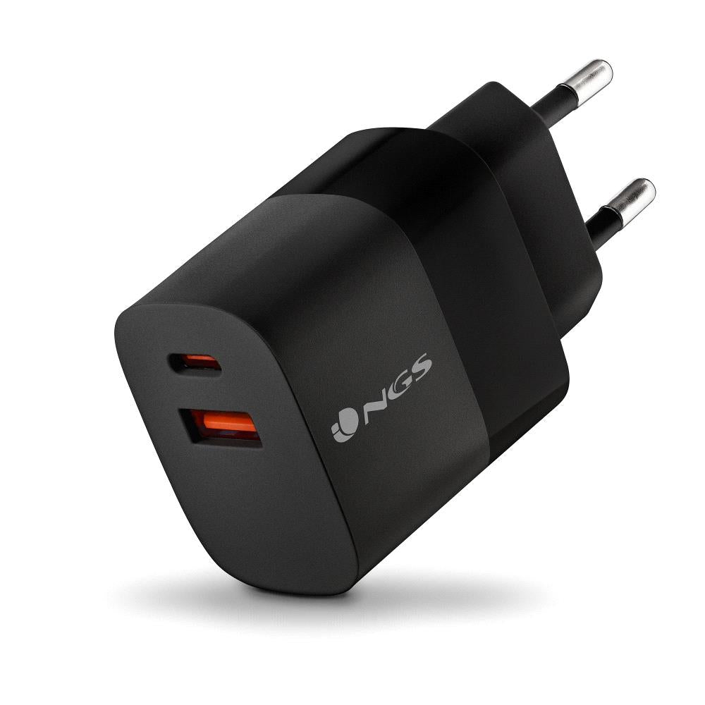 NGS - CARREGADOR DE PAREDE 33W 2 PORTAS BUD33W