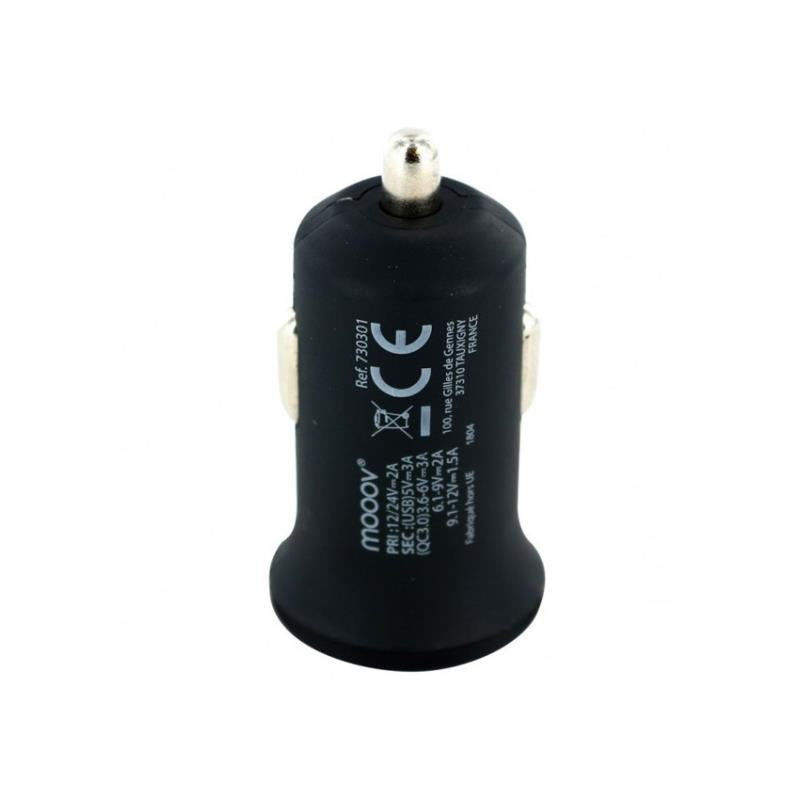 MOOOV - CARREGADOR CARRO 1X USB 730301