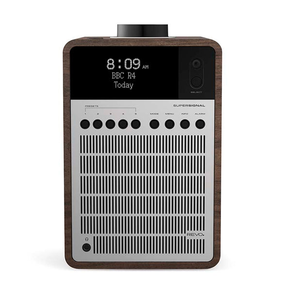 REVO RADIO COMBINADO SUPER SINAL DAB+ FM BLUETOOTH NOGUEIRA-PRATA