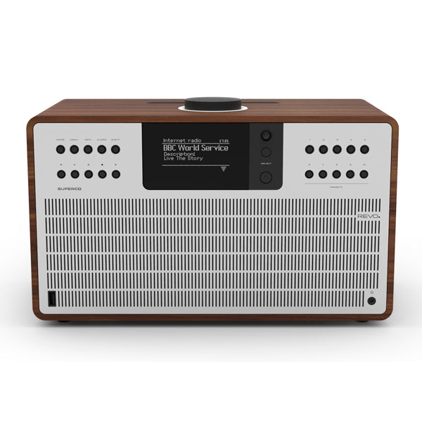 REVO RADIO SUPERCONNECT DAB+ FM BLUETOOTH INTERNET NOGUEIRA-PRATA