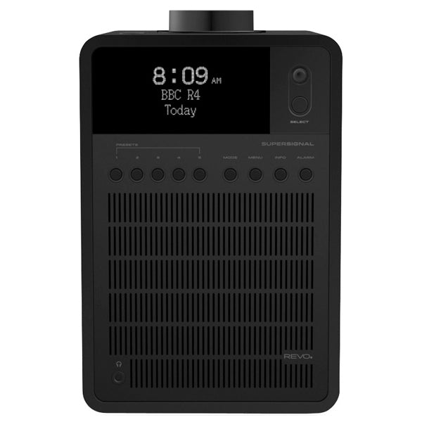 REVO RADIO COMBINADO SUPERSIGNAL DAB+ FM BLUETOOTH PRETO FOSCO