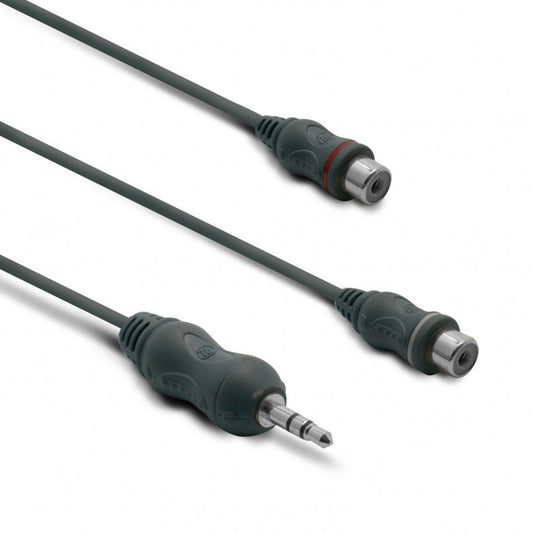 METRONIC -ADAP. JACK STEREO 3.5MM F/2 RCA M 360050