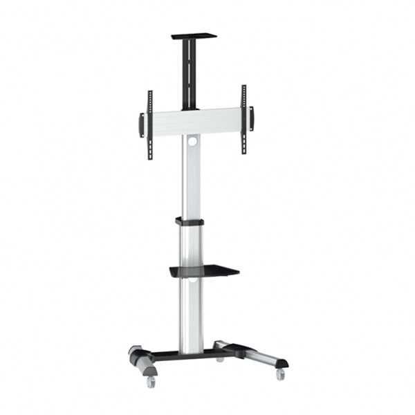 EQUIP ERGO SUPORTE CHÃO MOVEL LCD 37" 70" COM PRATELEIRA ROTACAO 90º 650602