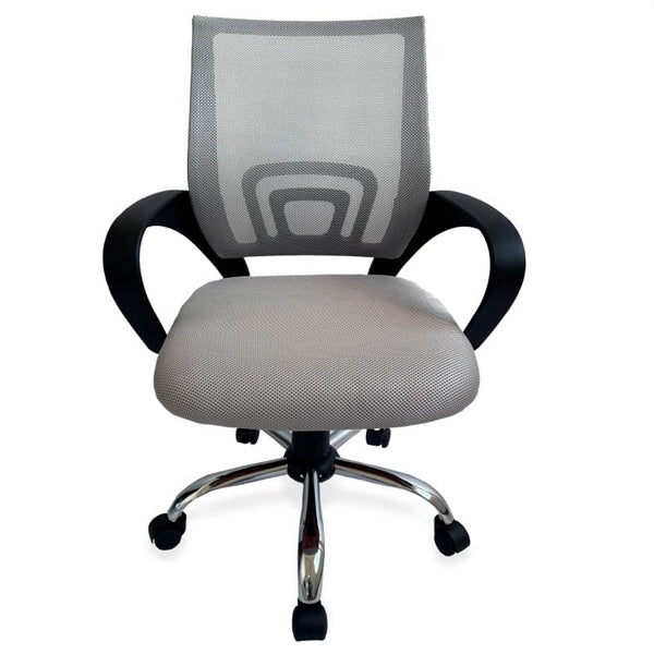 EQUIP ERGO CADEIRA DE ESCRITORIO MALHA CINZA CLARO 651015