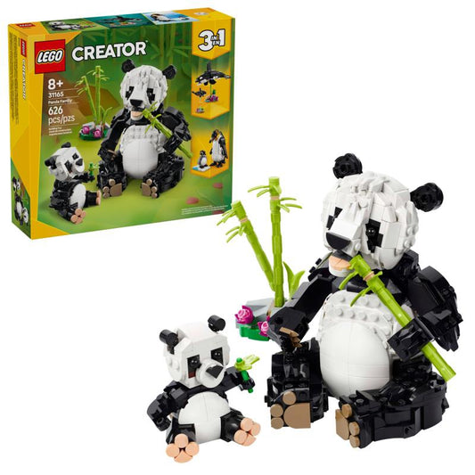 LEGO ANIMAIS SELVAGENS: FAMÍLIA DE PANDAS 31165