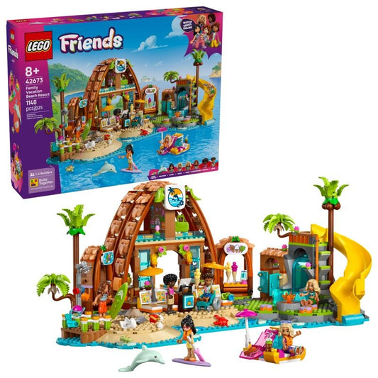 LEGO RESORT DE PRAIA DE FÃ©RIAS EM FAMÍ­LIA 42673