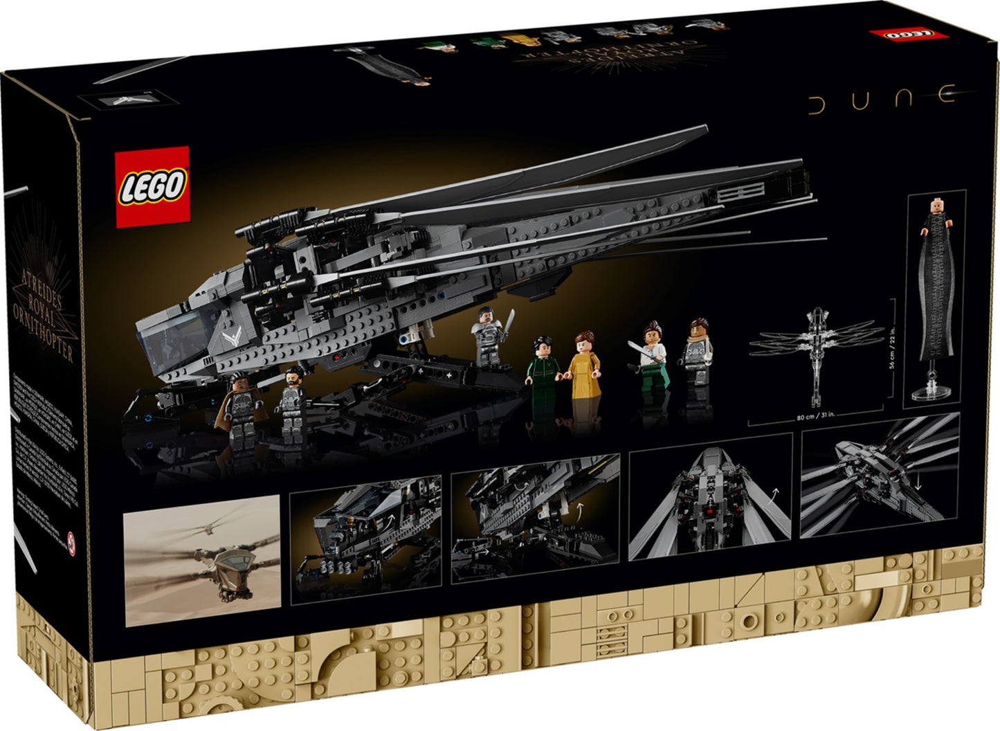 LEGO ICONS DUNE ATREIDES ROYAL ORNITHOPTER 10327