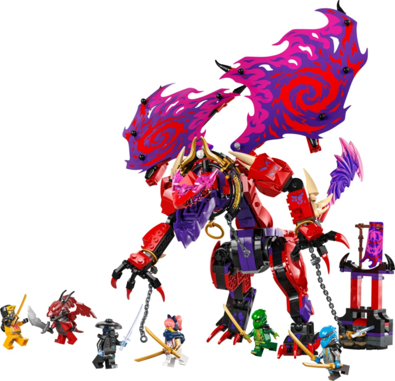 LEGO 71832 THUNDERFANG. O DRAGÃO DO CAOS