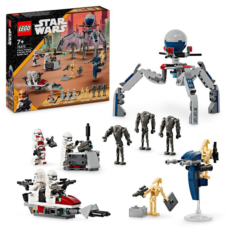 LEGO 75372 PACK DE BATALHA DE SOLDADO CLONE E DROIDE DE BATALHA
