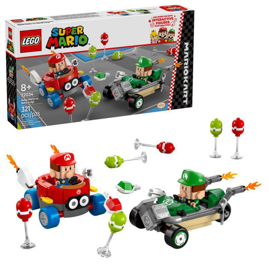 LEGO MARIO KART- MÁRIO BEBÉ VS LUIGI BEBÉ 72034