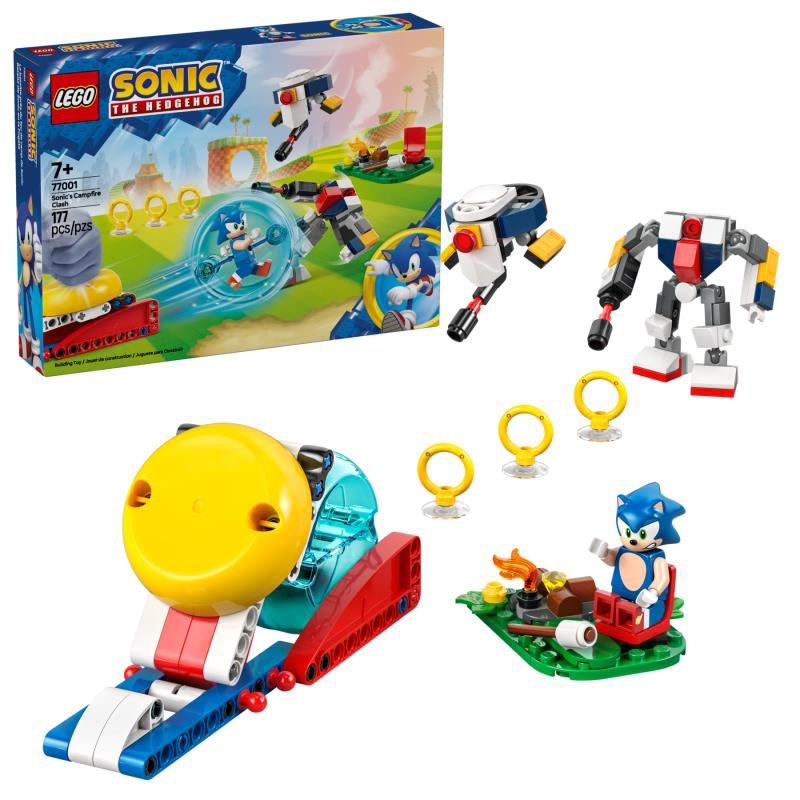 LEGO CONFRONTO NO ACAMPAMENTO DO SONIC 77001
