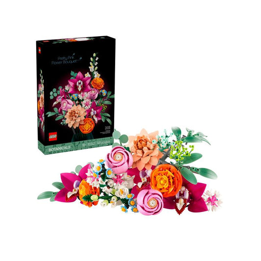LEGO BOQUÊ DE FLORES COR-DE-ROSA ELEGANTE 10342