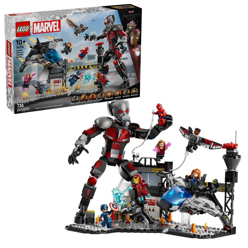 LEGO CAPITÃO AMÉRICA: GUERRA CIVIL - BATALHA 76314