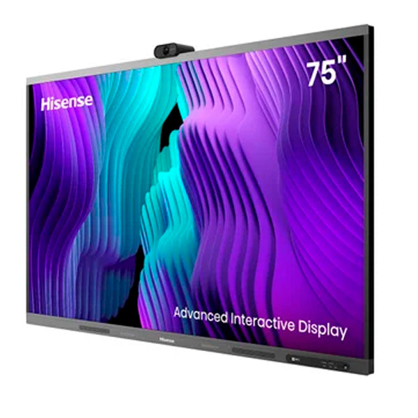 HISENSE MONITOR 75" 4K UHD D-LED 400CD TOUCH 55 POINTS ANDROID 13 WEBCAM 75WM6FE