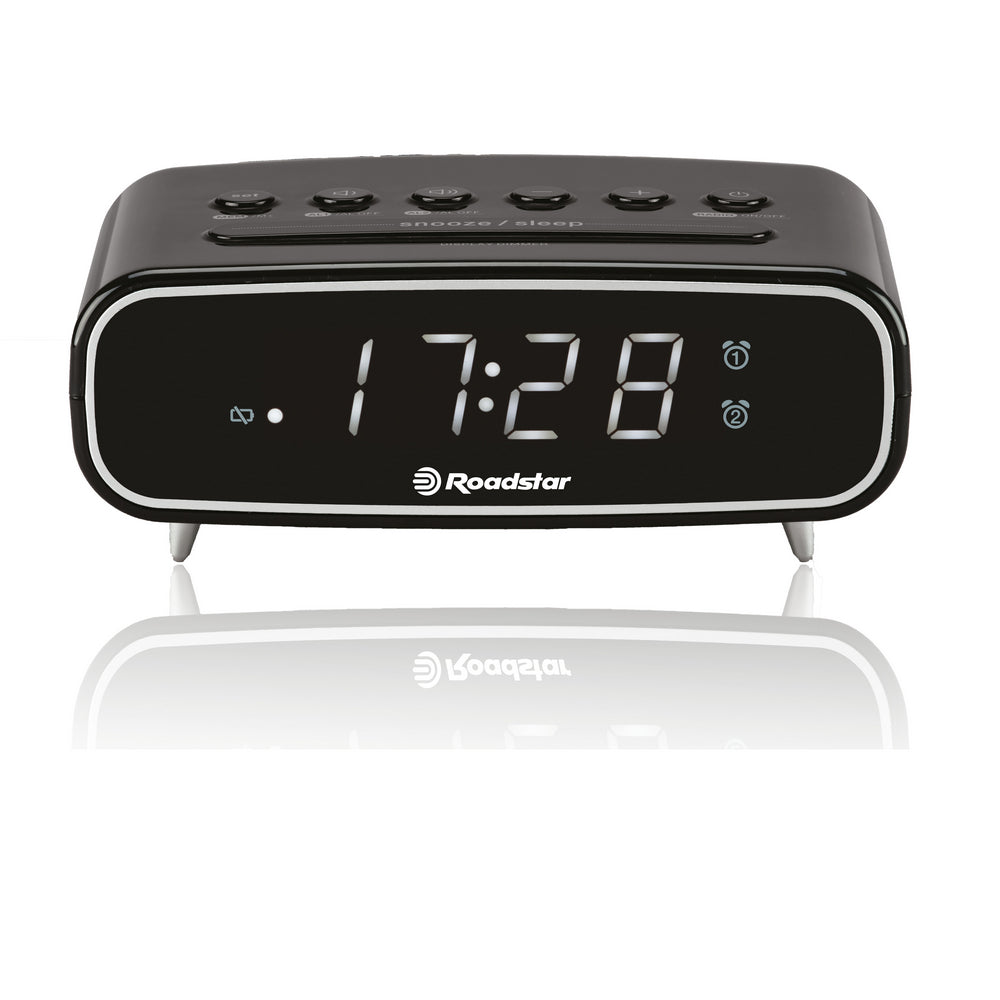 RÁDIO RELÓGIO ROADSTAR CLR-2310BK