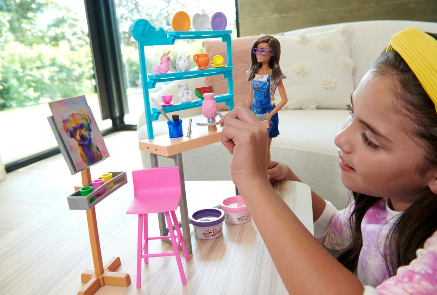 BARBIE - BONECA BARBIE E ESTÃºDIO DE ARTE HCM85