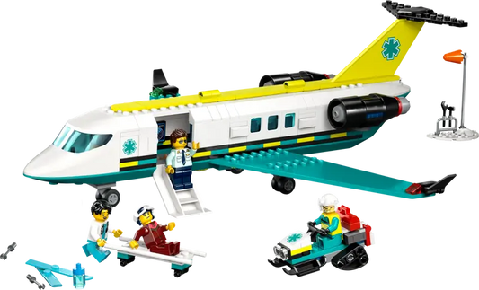 LEGO AVIÃO DE AMBULÂNCIA AÉREA DE EMERGÊNCIA 60465