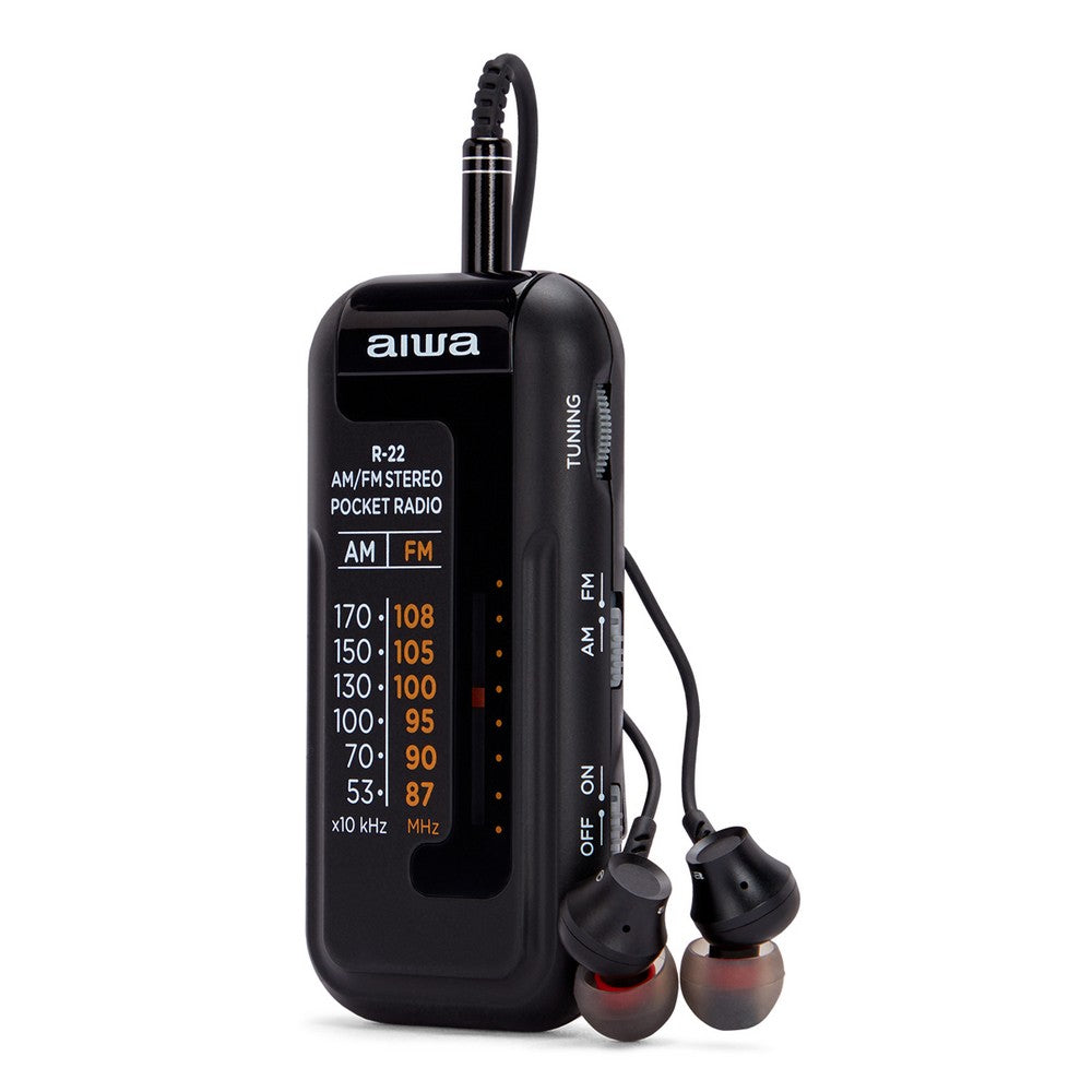 RÁDIO DE BOLSO AIWA R-22BK