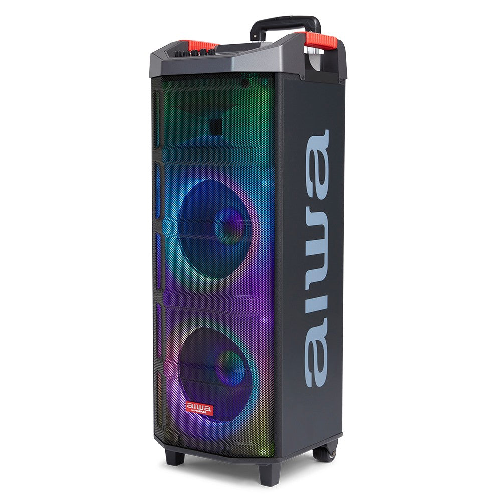 COLUNA TROLLEY PORTÁTIL BLUETOOTH AIWA KBTUS-710