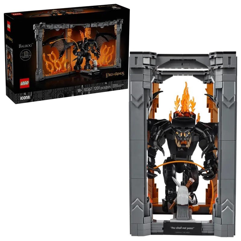 LEGO BOOKNOOK: GANDALF THE GREY VS BALROG 10367