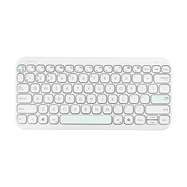 ASUS TECLADO KW100 MARSHMALLOW PT 81 3BT COPILOT BRANCO