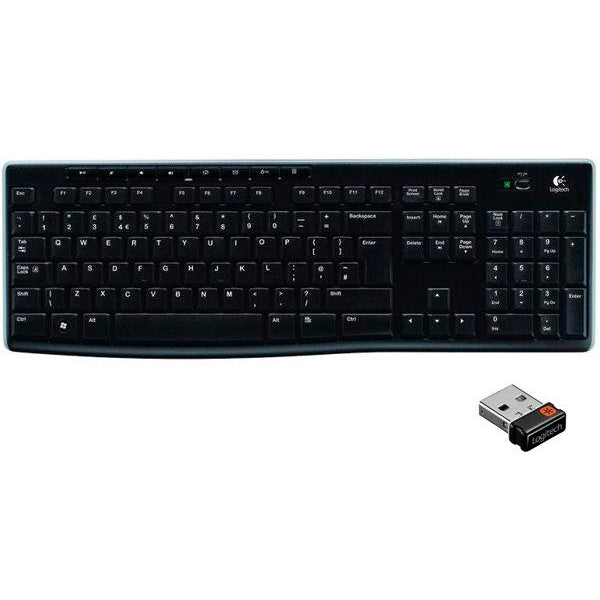 LOGITECH TECLADO WIRELESS K270 UNIVERSAL RF PRETO