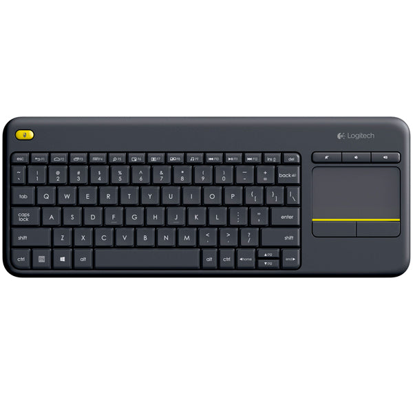 LOGITECH TECLADO K400 PLUS BLACK WIRELESS ES