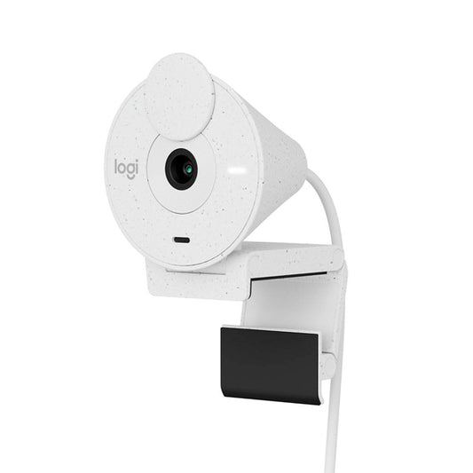 LOGITECH WEBCAM BRIO 300 FULL HD 1080P USB TYPE-C BRANCA