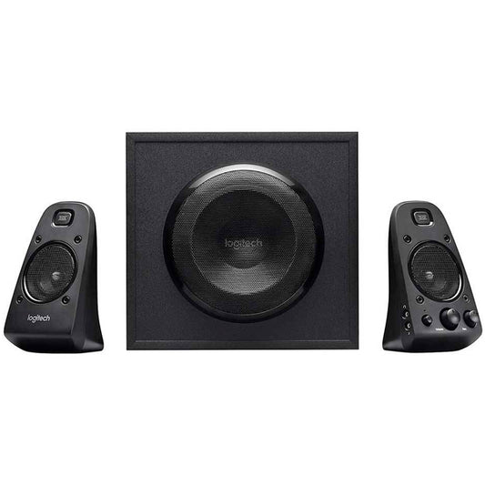 LOGITECH SPEAKERS SERROUND SOUND 2.1 400W PEAK 200W RMS PRETAS