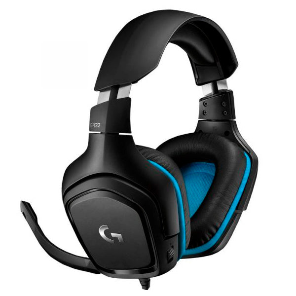 LOGITECH HEADSET C/ FIOS FITA DE CABEÇA JOGOS PRETO AZUL