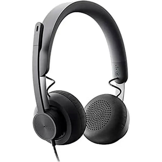 LOGITECH HEADSET C/FIOS CHAMADAS MÚSICA USB TYPE-C GRAFITE