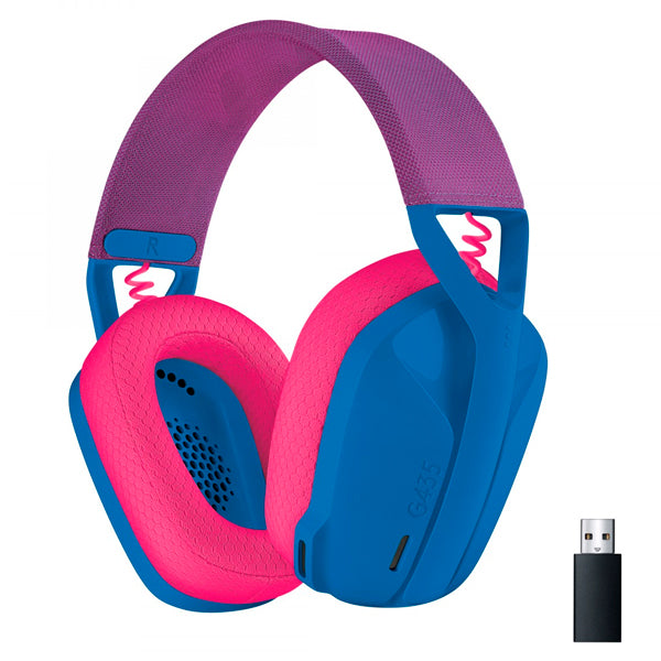 LOGITECH HEADSET G435 LIGHTSPEED WIRELESS/BLUETOOTH AZUL/ROSA/ROXO