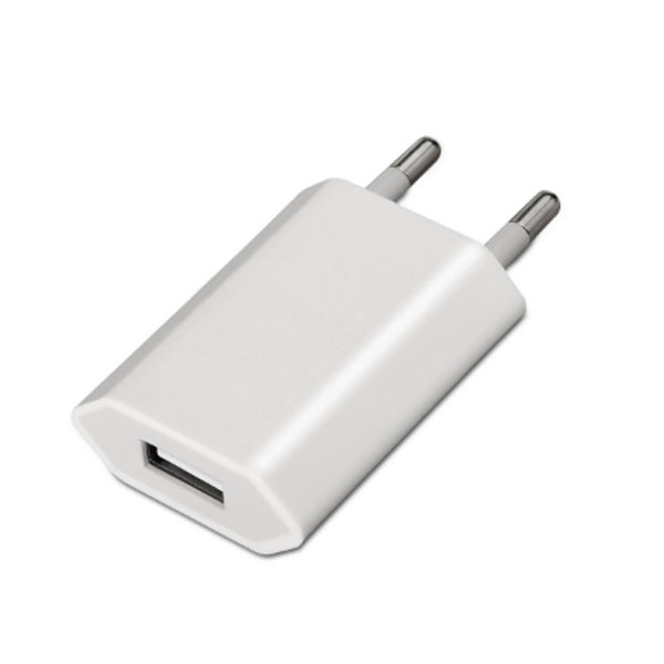 AISENS MINI CARREGADOR USB 5V 1A BRANCO