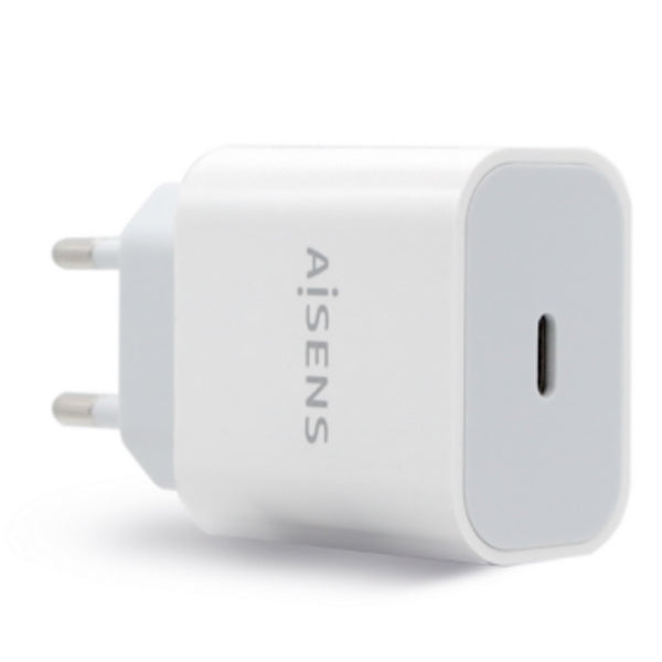 AISENS CARREGADOR USB-C PD3,0 1 1XUSB-C 20W BRANCO