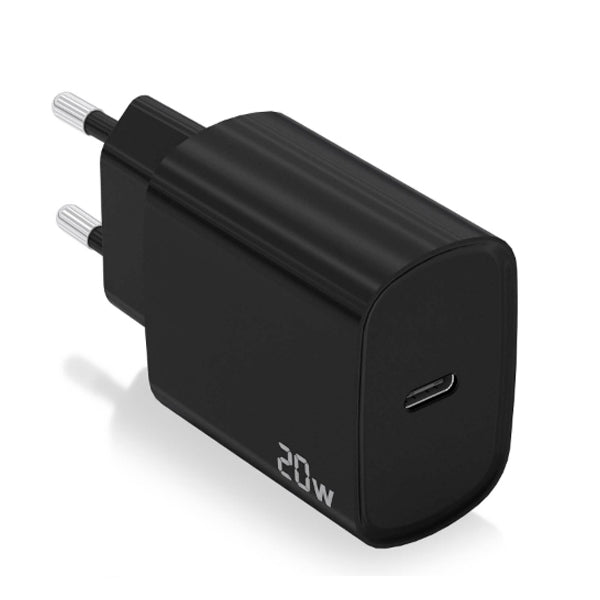 AISENS CARREGADOR USB-C PD3,0 1 1XUSB-C 20W PRETO