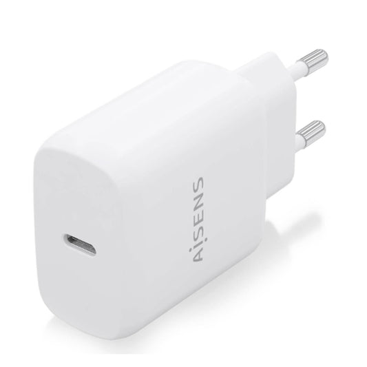 AISENS CARREGADOR USB-C PD3,0 1 PUERTO 1XUSB-C 25W BRANCO