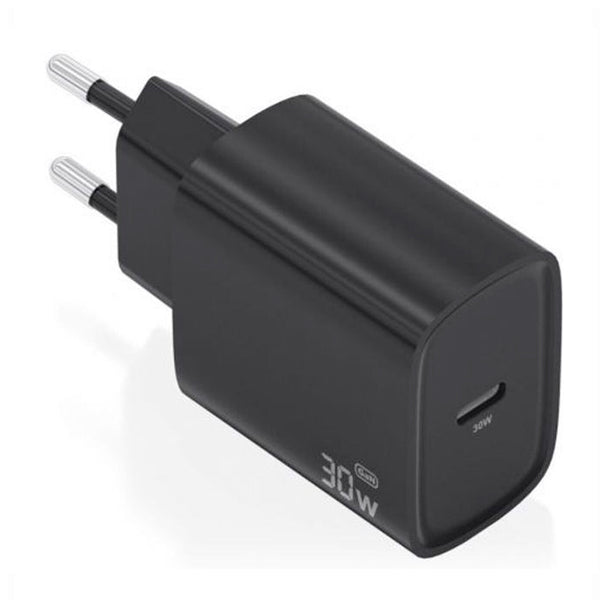 AISENS CARREGADOR GAN 30W 1XUSB-C PD3,0 PRETO