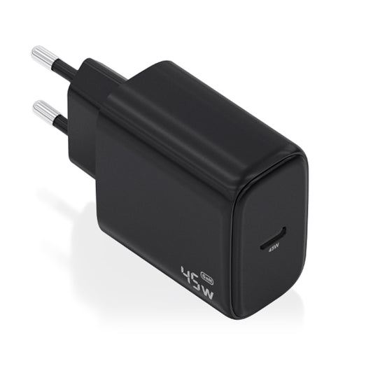 AISENS CARREGADOR GAN 45W 1XUSB-C PD3,0 PRETO