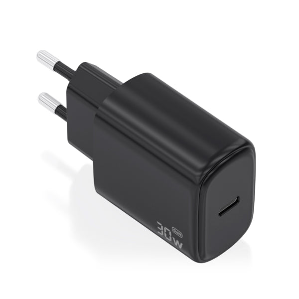 AISENS CARREGADOR GAN 30W 1XUSB-C PD3,0 PRETO
